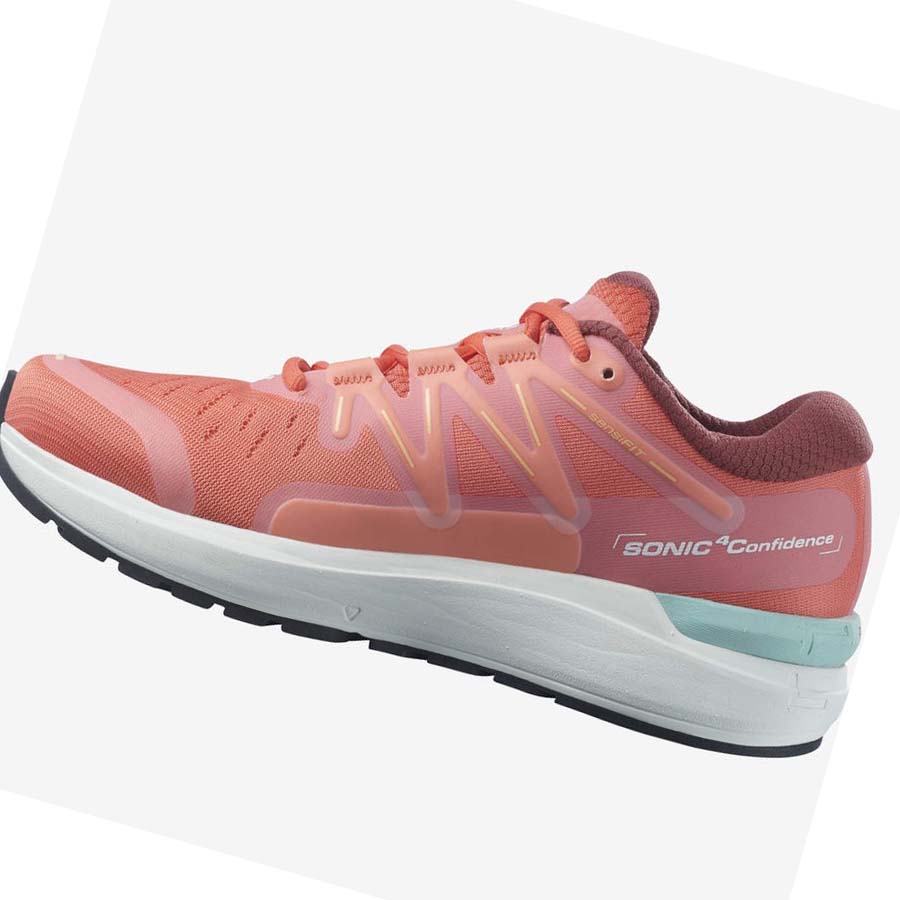 Salomon SONIC 4 Confidence Kadın Koşu Ayakkabısı Pembe | TR 2725LIS